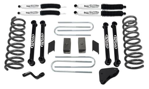 4.5 Inch Lift Kit 07-08 Dodge Ram 2500/3500 with SX8000 Shocks Fits Vehicles Built July 1 2007 and Later Tuff Country