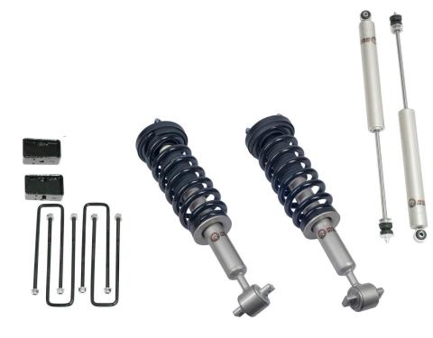Front 3.5 Inch Lift Struts w/ Rear 3 Inch Blocks and Shocks 2014-2020 Ford F-150 Freedom Off-Road