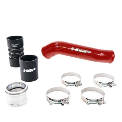HSP Replacement Hot Side Tube For 2011-2022 Ford Powerstroke F250/350 6.7 Liter-Flag Red