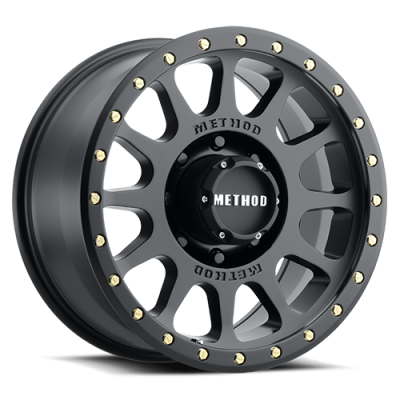 Aluminum Wheels 17x8.5 NV HD MR305 Bolt Pattern 8 On 165.1 Offset 0 Lip Size 1.26 Matte Black MB Method