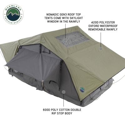 Nomadic 3 Standard Roof Top Tent 3 Person Roof Top Tent Overland Vehicle Systems