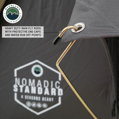 Nomadic 3 Standard Roof Top Tent 3 Person Roof Top Tent Overland Vehicle Systems