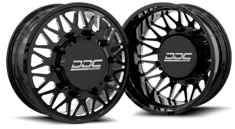 Dually Wheels The Mesh Forged 20x8.25 8x210 Black/Mill 11-25 Silverado/Sierra 3500 DDC Wheels