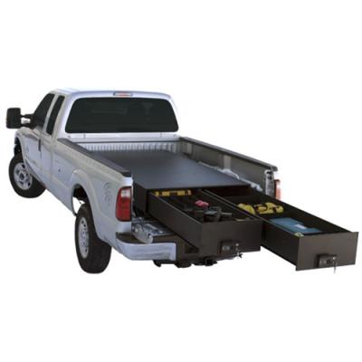 Truck Bed Security Drawer Universal Standard Bed 6.5 ft. 14 Inch Tall Black Tuffy Security Products