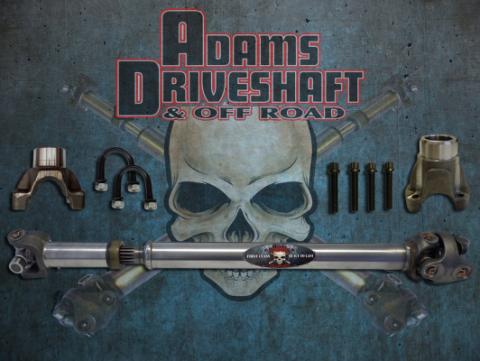 JK Rear 1310 Solid CV Driveshaft 2 Door Adams Driveshaft