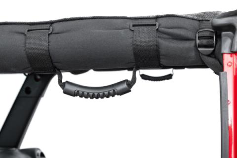 Bimini Top Plus with Integrated Grab Handle, 07-18 Jeep JK Wrangler 4 Door, Black Diamond MasterTop