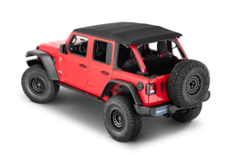 MasterTop Complete Fastback Top, 18-Present Jeep JLU Wrangler 4 Door, MasterTwill MasterTop