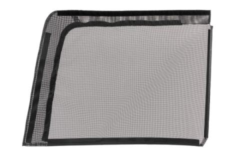 Mesh Trail Screens 2010-2018 4 Dr JKU Wrangler with Factory Original or MasterTop Soft Top 3 Piece Kit Black Mesh MasterTop