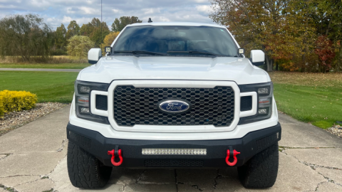 2015-2023 F150 and 2017-2023 Raptor Hood Light Pod Bracket Fishbone Offroad