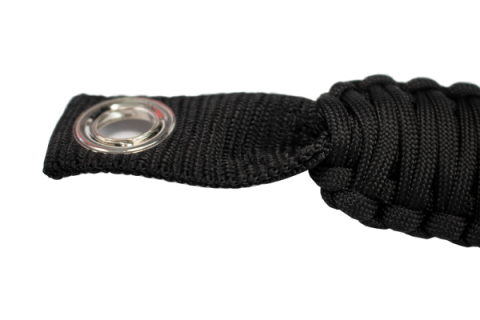 Paracord Grab Handles for A Pillar Sound Bar 07-18 Wrangler JK Black Fishbone Offroad