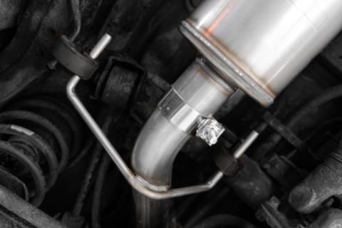 04-24 Toyota 4Runner 11-16 Toyota Land Cruiser Prado Armor Lite Aluminized Steel 2.5 Inch Cat-Back High Clearance Turn Down Single Rear Exit MBRP Exhaust System