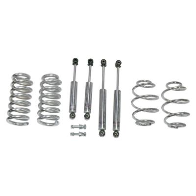 Performance Shocks and Lowering Springs 2.0 Inch Front/4.0 Inch Rear Chrome 63-86 Chevrolet C10 Touring Tech