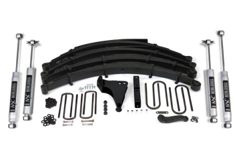 8 Inch Lift Kit Ford F250/F350 Super Duty 99-04 4WD Square U Bolt NX2 Nitro
