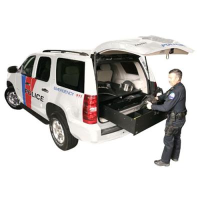 Tactical Gear SUV Security Drawer Universal Midsize Black Tuffy Security Products