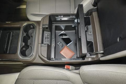 Console Safe 19-22 Silverado/Sierra 1500 {19 New Body Style} w/ Flow-Thru Console Black Tuffy Security Products