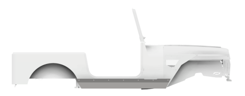 Aluminium Boat Side Rocker Guards for Jeep YJ Motobilt