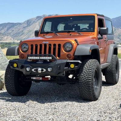 Big Sky Aluminum Mid Front Bumper With Winch Plate Wrangler JK Rock Slide Engineering