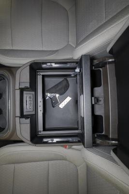 Console Safe 19-22 Silverado/Sierra 1500 {19 New Body Style} w/ Flow-Thru Console Black Tuffy Security Products