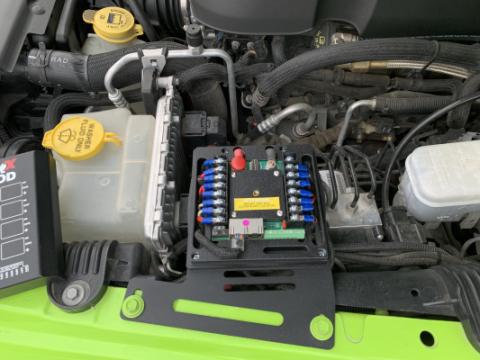 BantamX w/ Red LED Switch panel for JK 2009-2018