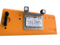 Aluminum Tailgate Light Mount for MB1044 Fits Jeep JK Motobilt