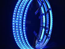 17 Inch LED Wheel Light Kits with 16 Million Colors with Chasing Function ColorSMART Bluetooth Controlled Race Sport Lighting