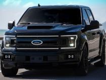 2018-2020 Ford F150 Grille Black w White DRL Essential Series OLM