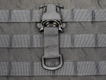 PALS/MOLLE D-Ring Acetal Every Which Way Quick Side Release Buckle Kit Pair Black Bartact
