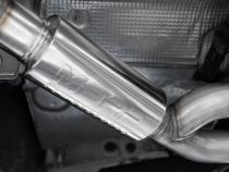 T304 Stainless Steel 2.5 Inch Resonator Back Dual Rear Quad Carbon Fiber Tips 18-Up Audi S5 Coupe/S4 Sedan MBRP