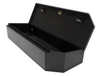 Rear Underseat Lockbox 15-22 F-150 17-22 F-250/350/450 Super Duty w/ Crew Cab 60 Percent Length Black Tuffy Security Products