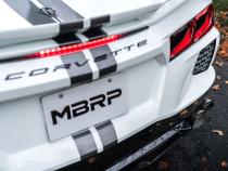20-Present Chevrolet Corvette C8 6.2L Armor Pro Cat-Back Active Exhaust System Quad Rear Outlet with Carbon Fiber Tips MBRP