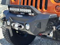 Big Sky Aluminum Stubby Front Bumper With Winch Plate Wrangler JK Rock Slide Engineering