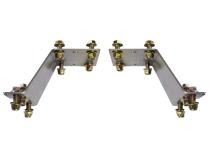 Rust Buster Center Frame Crossmember Lower Brackets For 1973-1980 GM C/K-Trucks RB73100